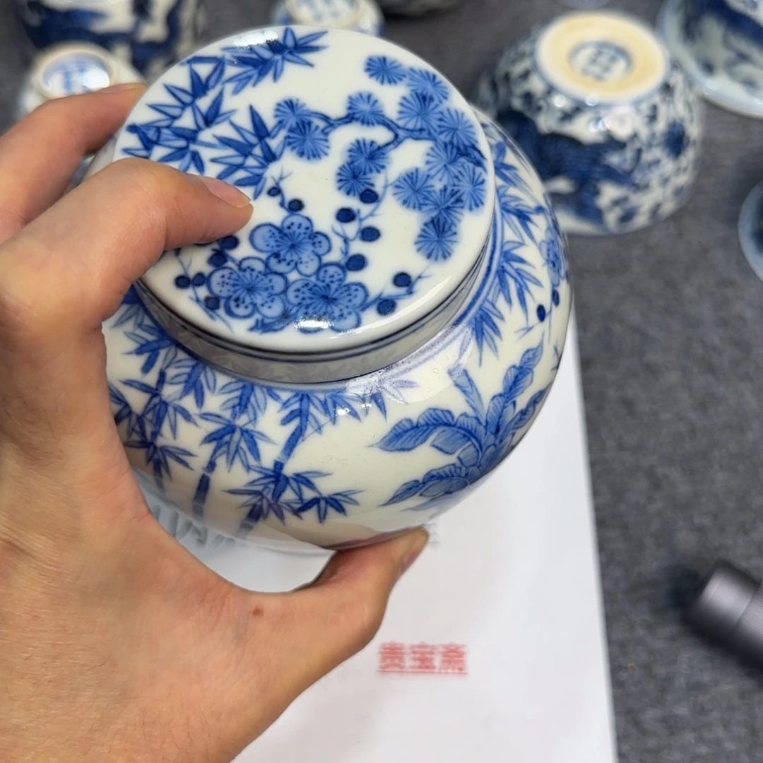 杯子瓷当代仿古精品全手工