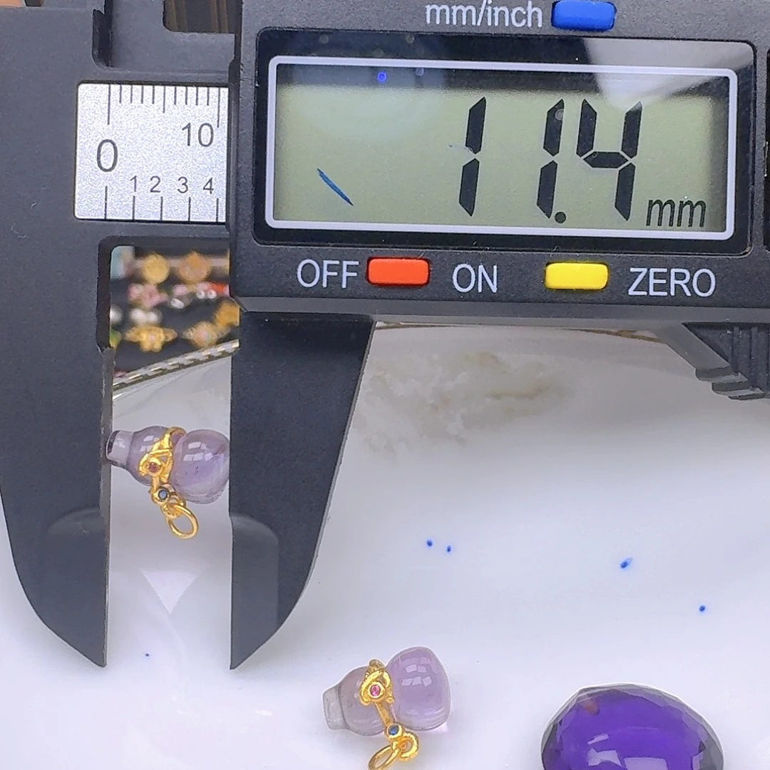 颈饰银S925镶嵌紫晶紫水晶925镶嵌114