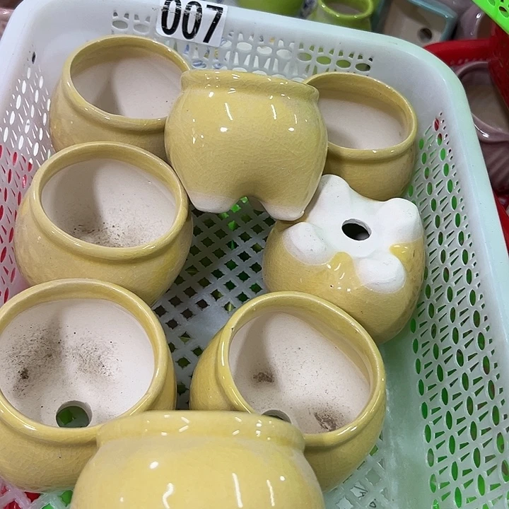 微瑕陶瓷花盆满9.9发