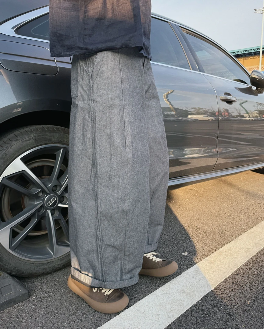 小璞「高品质纯棉休闲裤」宽松，洋气，百搭，有调性。