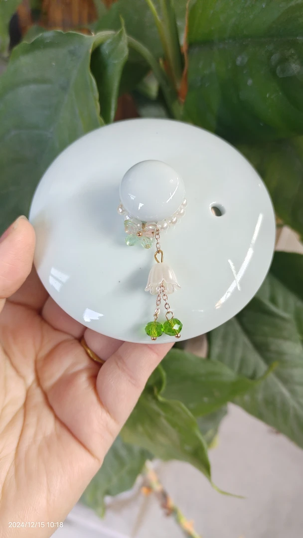 古风手工提溜可定制尺寸茶器碗盖吊坠茶壶壶挂饰水晶挂件饰品