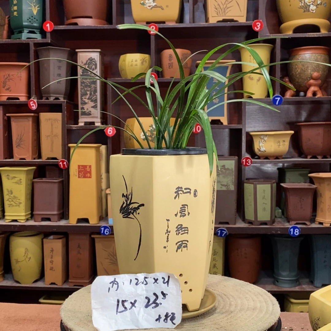 紫砂艺术紫砂花盆