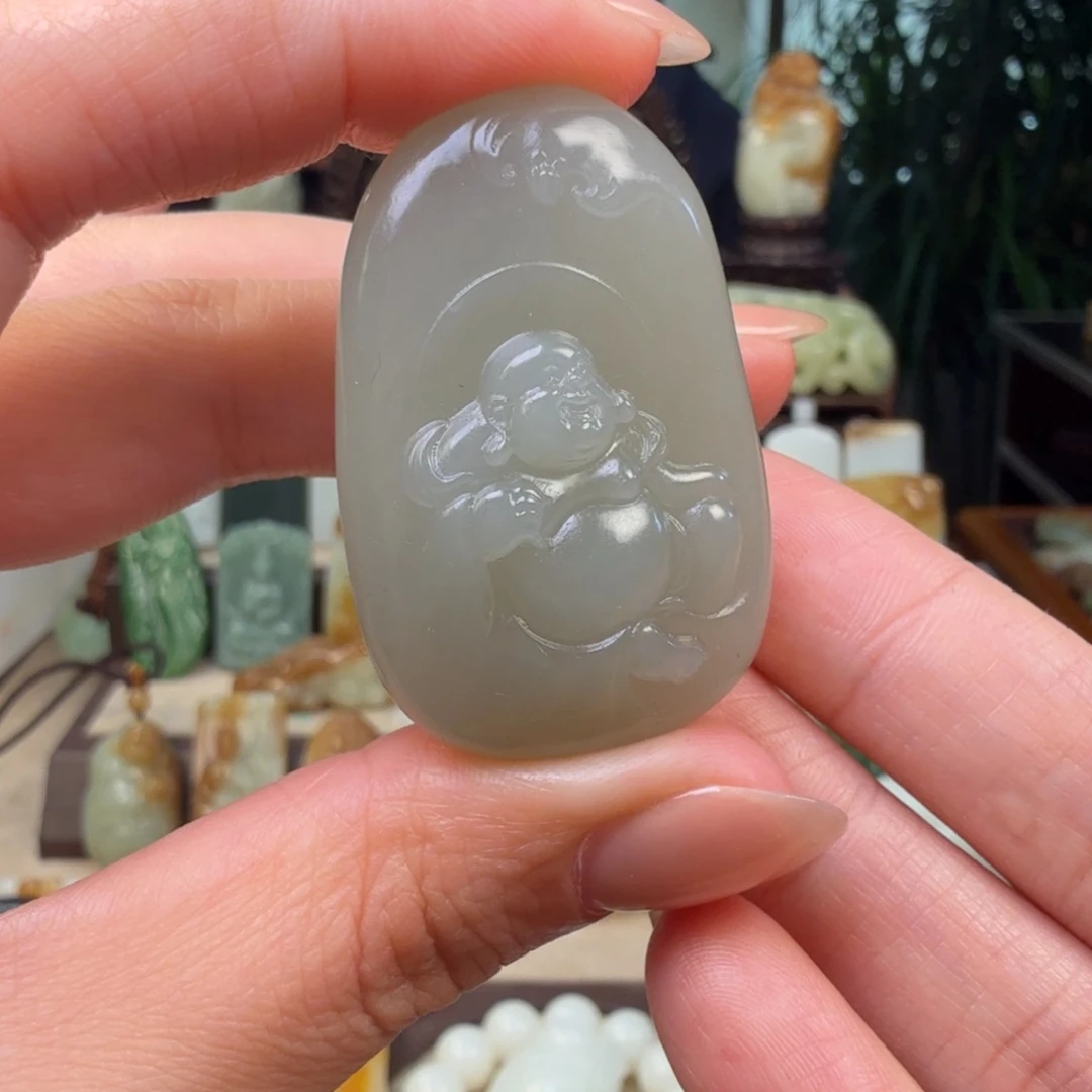 ❀***✿和田玉未镶嵌颈饰