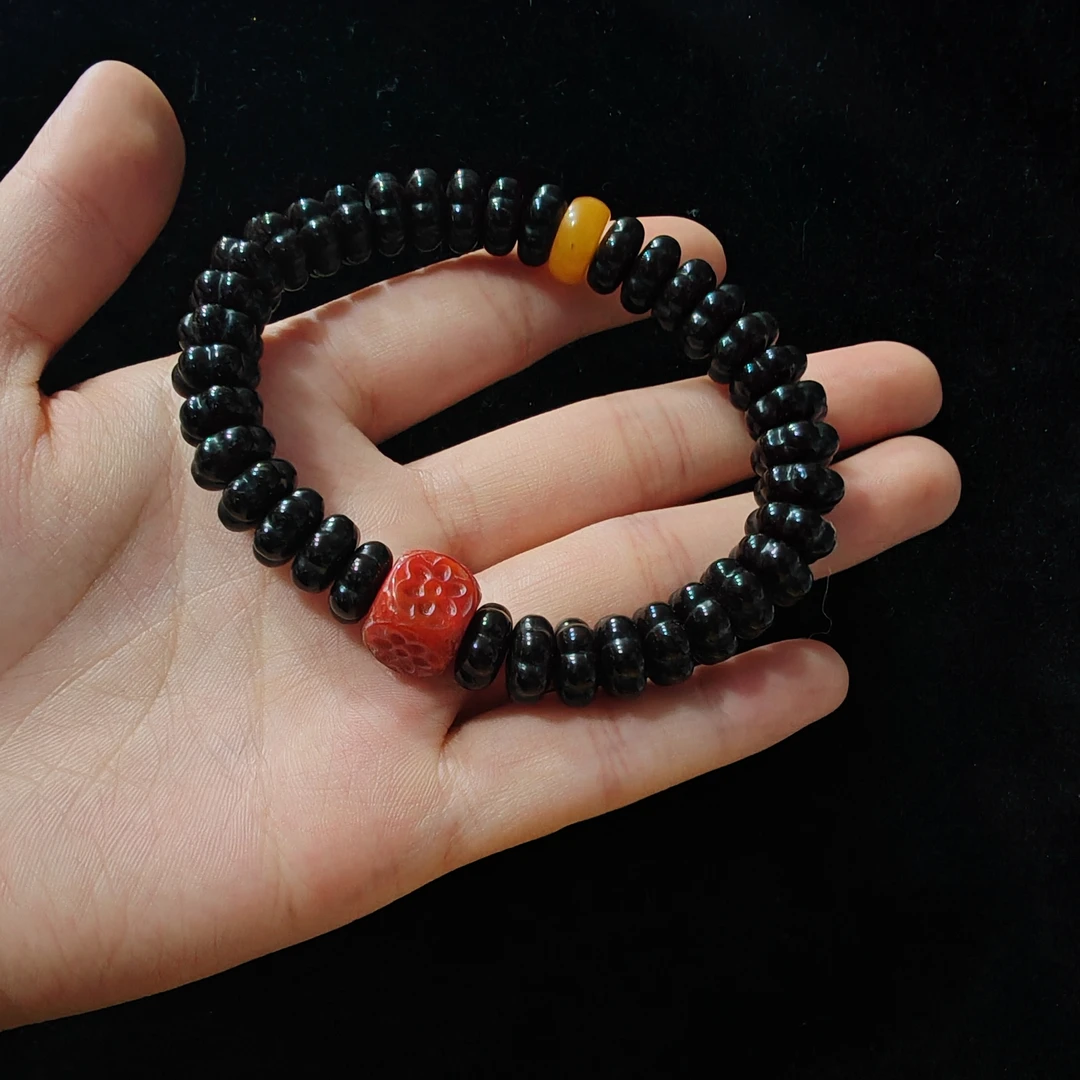 【曹美丽精选】H00099-椰蒂DIY手串-10mm