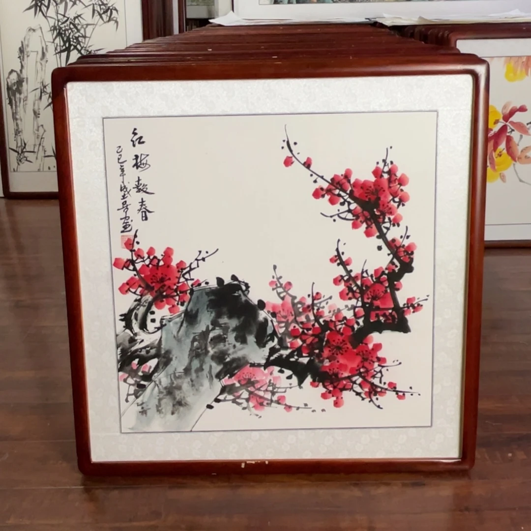 国画带框尺寸63*63厘米