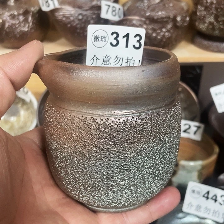 茶杯紫砂柴烧纯手工313
