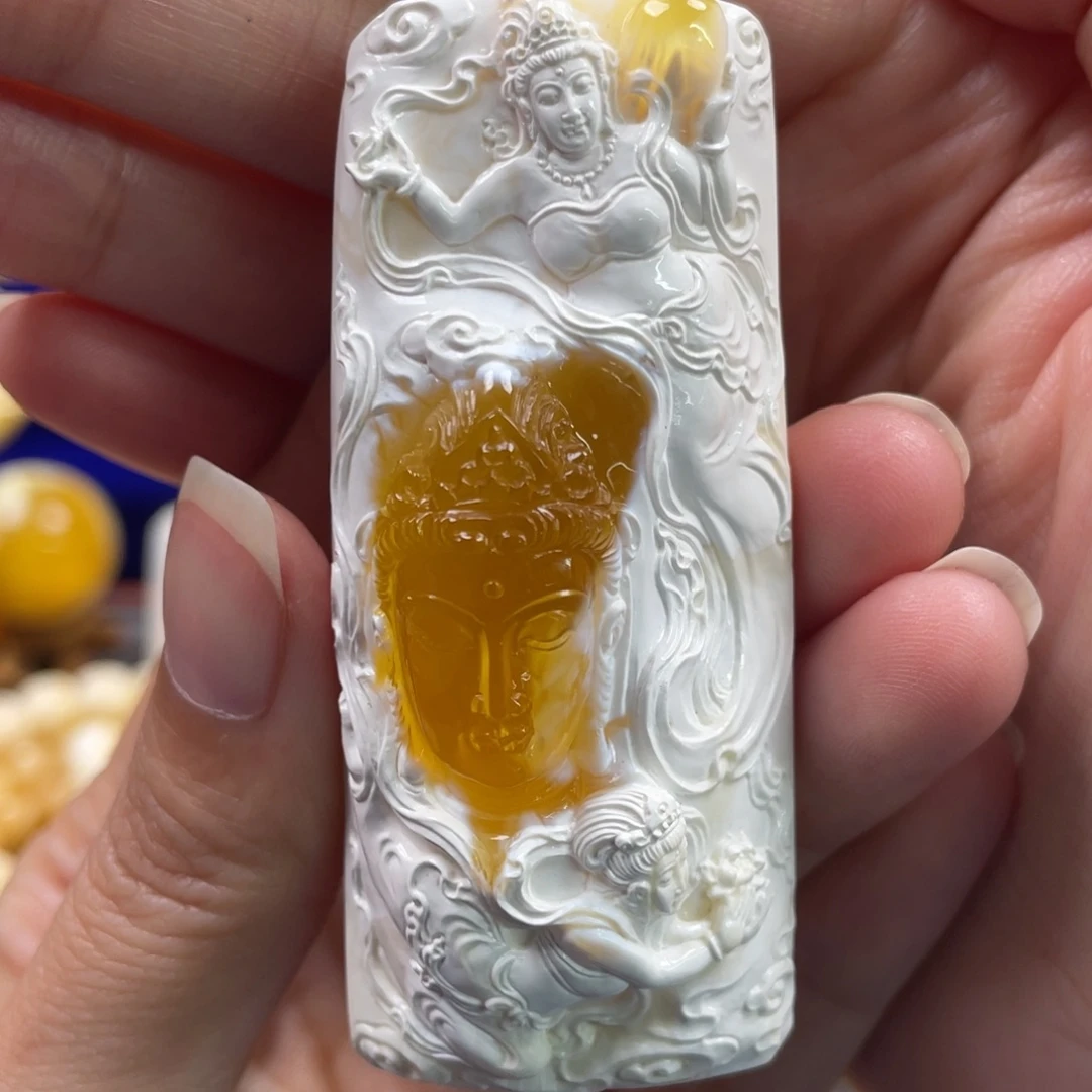 琥珀未镶嵌裸石琥珀蜜蜡