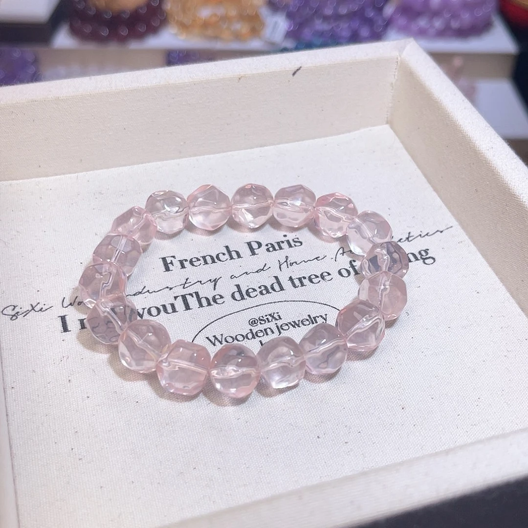 水晶手串未镶嵌抱****～天然水晶11mm