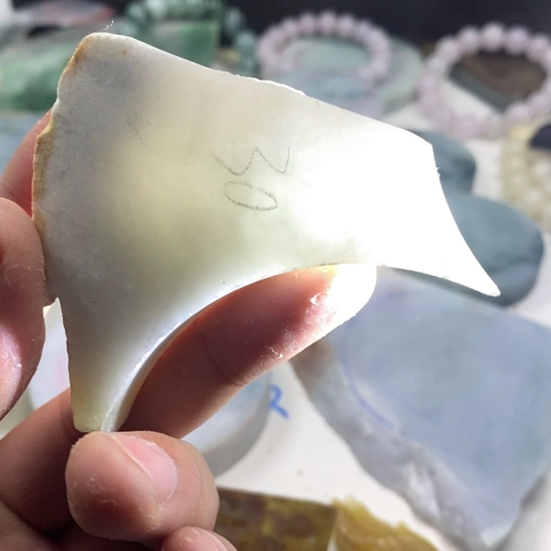 翡翠散珠天然缅甸翡翠a货45