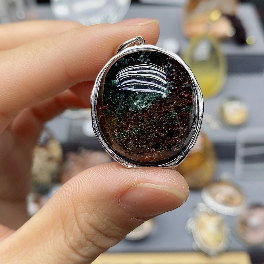 珠宝半成品水晶银S925镶嵌定制水晶