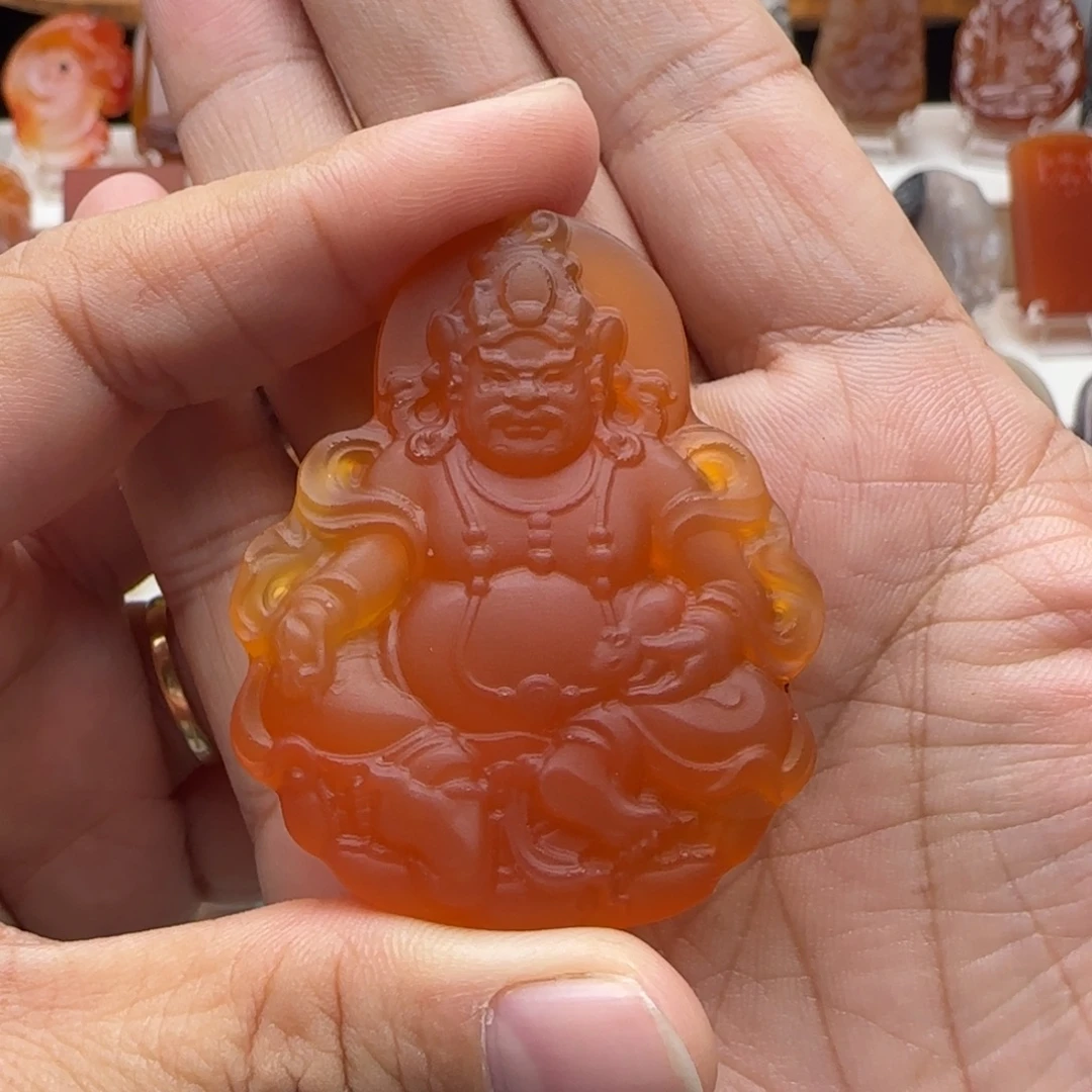 天***雨玛瑙/玉髓未镶嵌颈饰