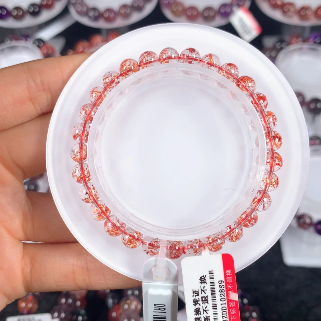 水晶手链未镶嵌金草莓6.3