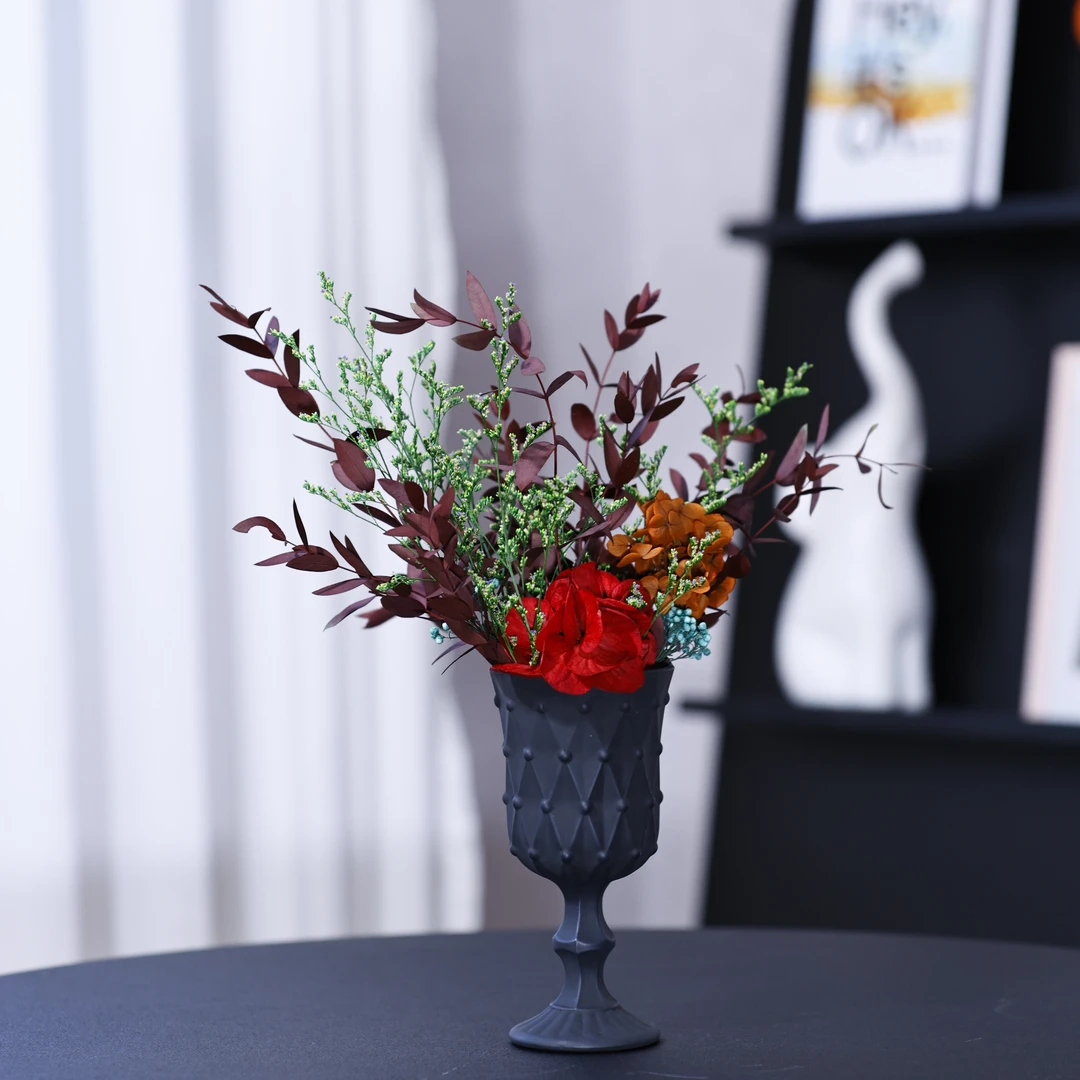 【红绣球 蝶舞】高级感精致家居永生花