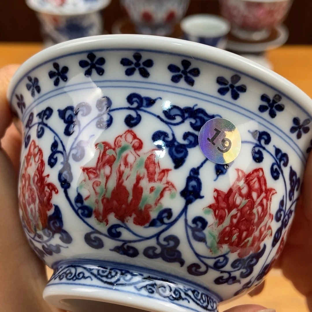 手绘现代茶具非古董