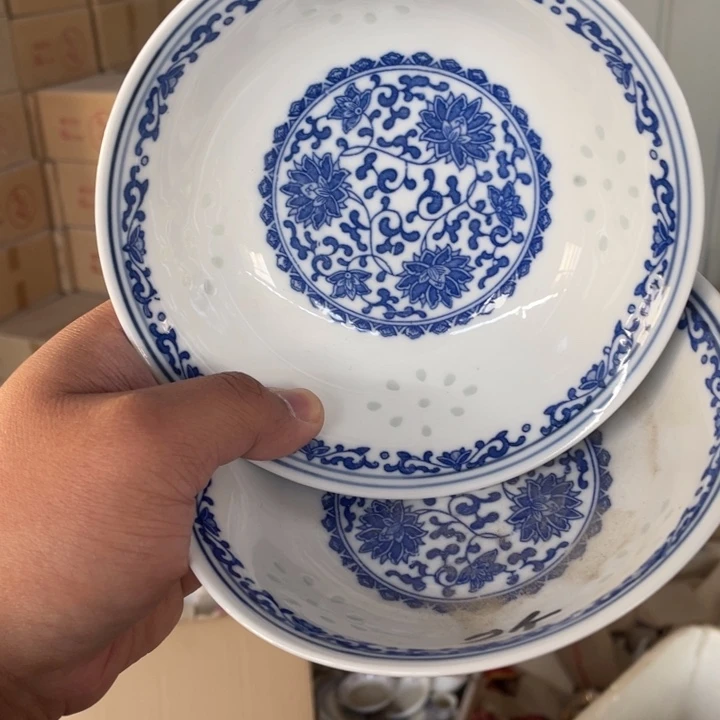 瓷碗景德镇高温细白瓷