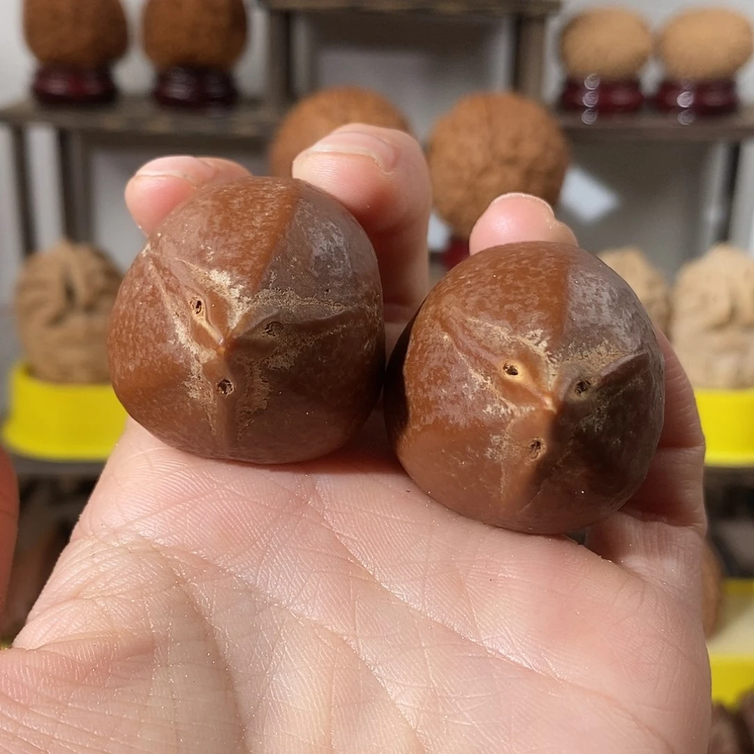 吊坠文玩核桃红橄榄35