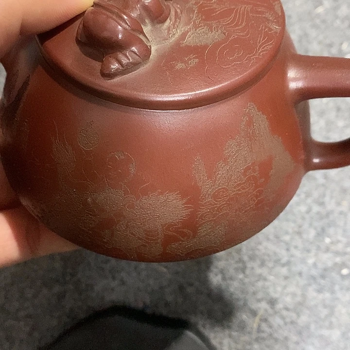 名***順茶壶紫砂陶瓷摆件爱好者摆件