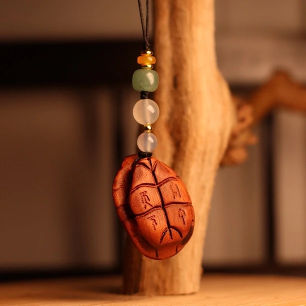 富甲一方-乌龟-木质吊坠