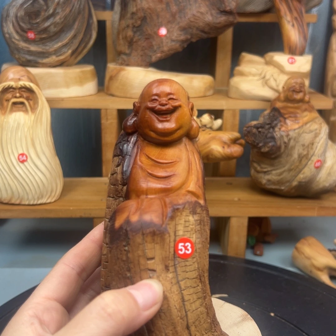木老*崖柏木摆件手把件