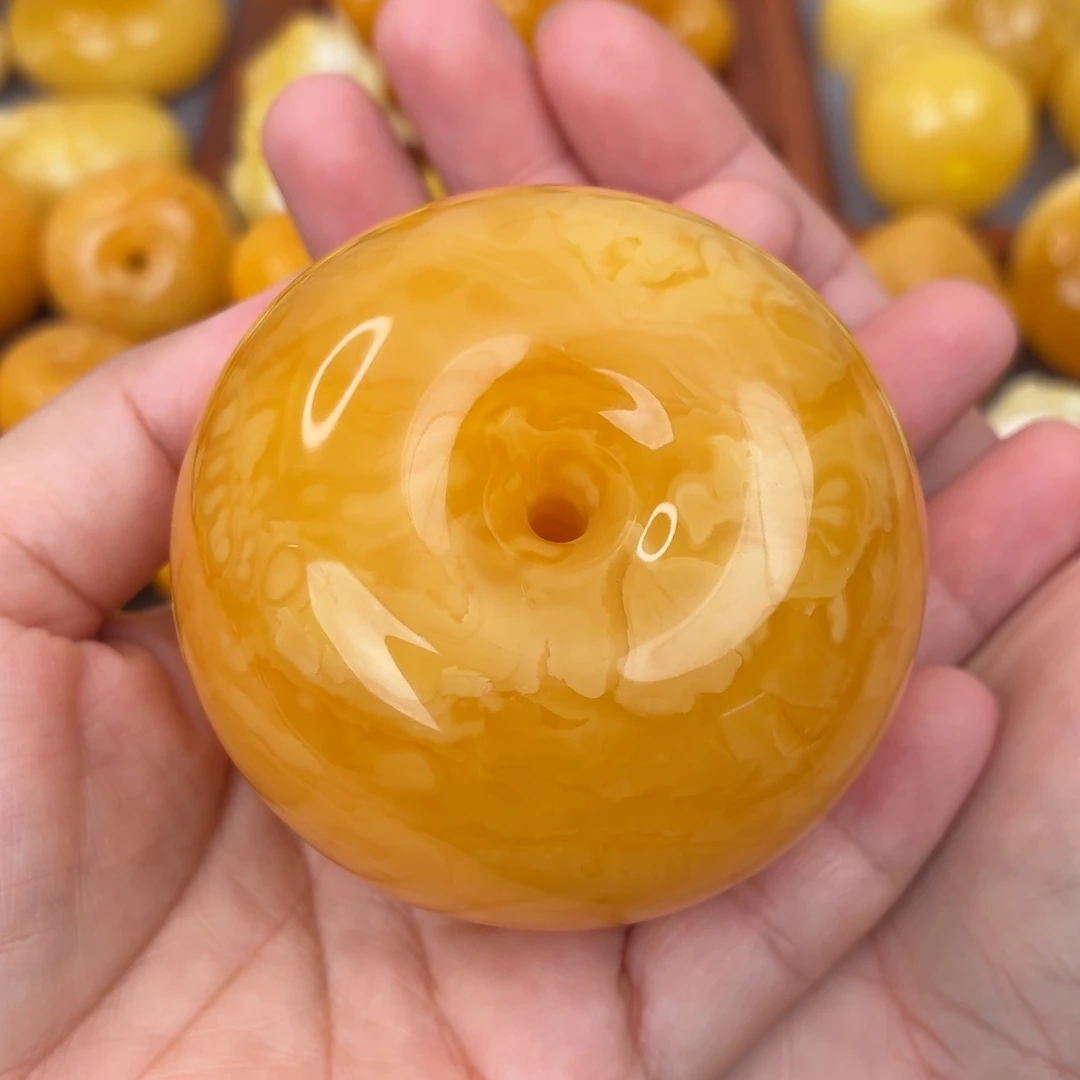 蜜蜡未镶嵌吊坠(不含链)大扣