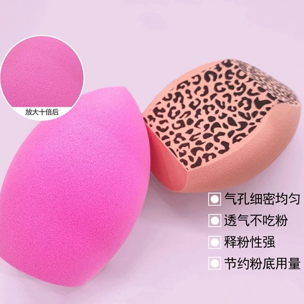 彩色皇冠硅胶美妆蛋超软干湿两用不吃粉