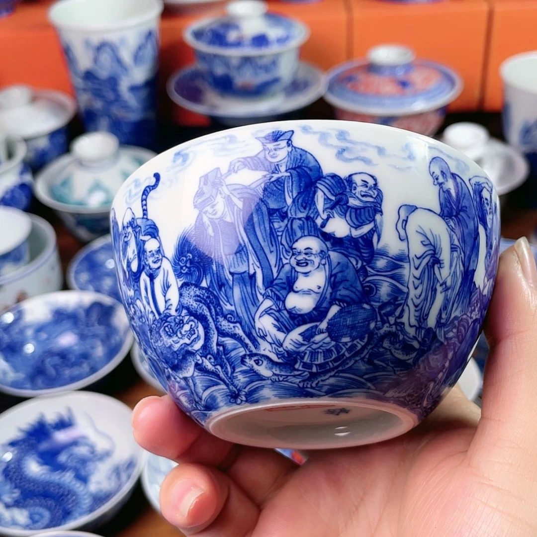 【闪购商品】杯玄*公全手工手绘景德镇