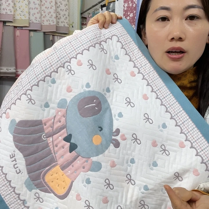 棉特价蓝色快乐熊