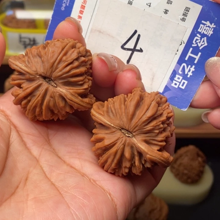 吊坠文玩核桃42全品四座楼