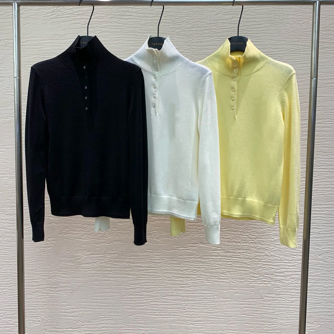 早秋款女士半高领打底衫