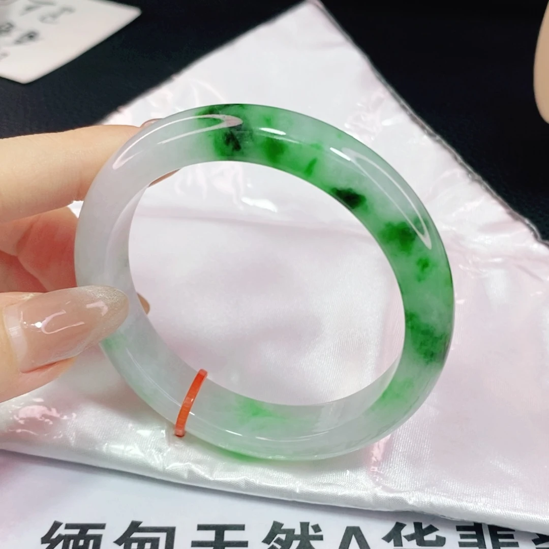 未镶嵌手镯翡翠57正圈
