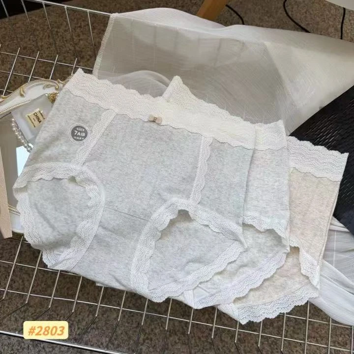 麻灰女士蕾丝内裤