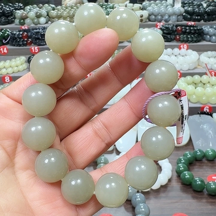 未镶嵌手链和田玉新疆且末糖卡16