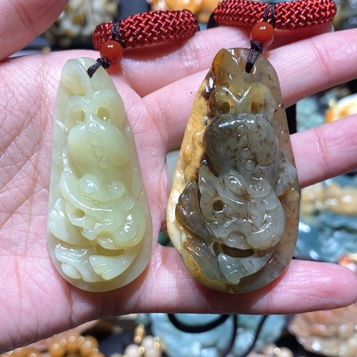 岫玉毛衣链未镶嵌