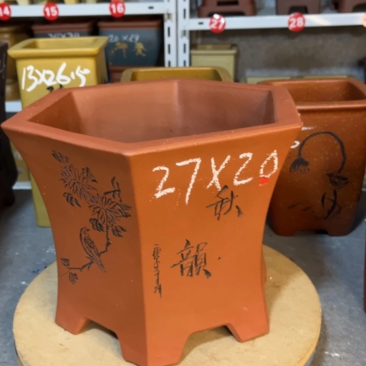 花盆紫砂宜兴紫砂