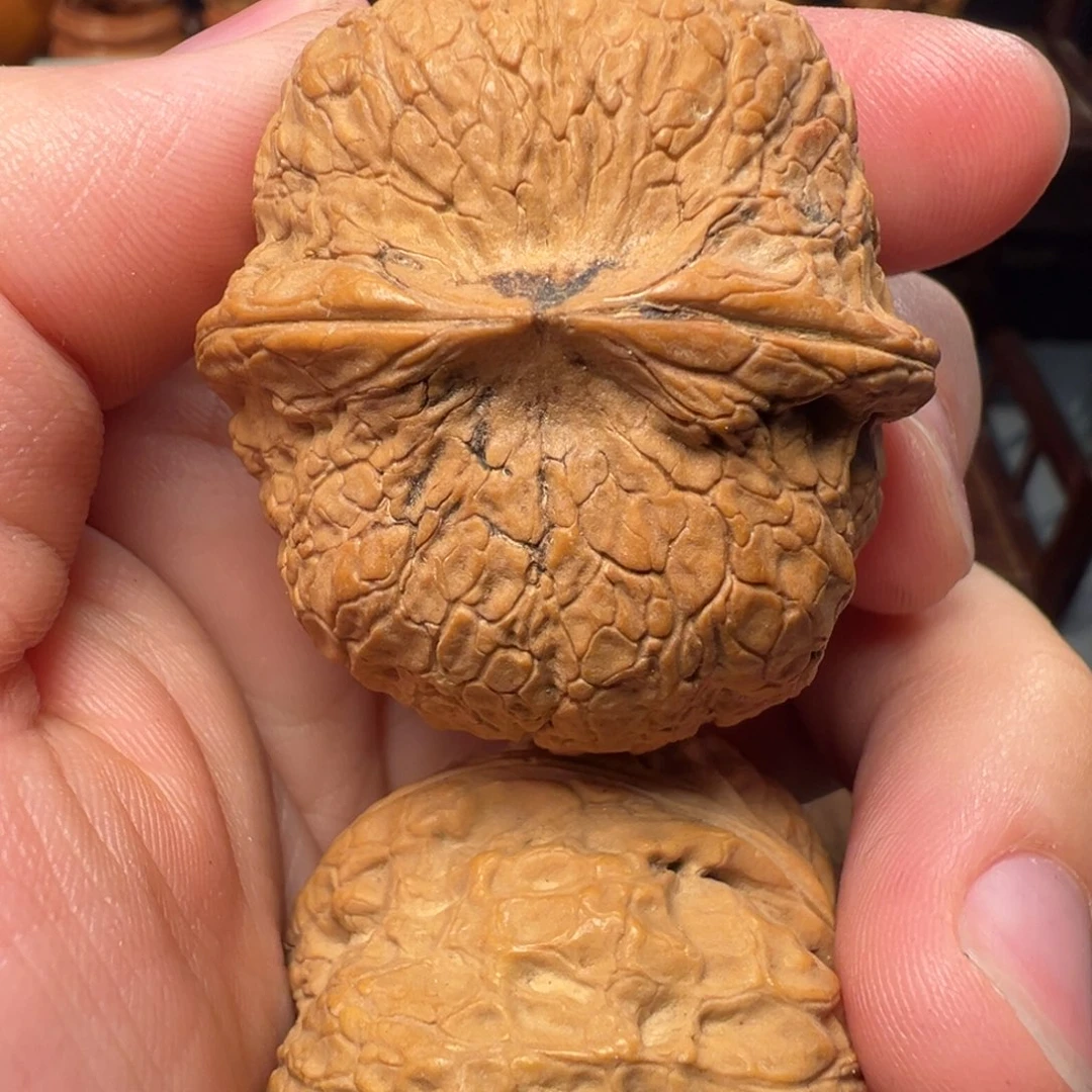 文玩核桃吊坠南瓜墩42mm（虚尖）