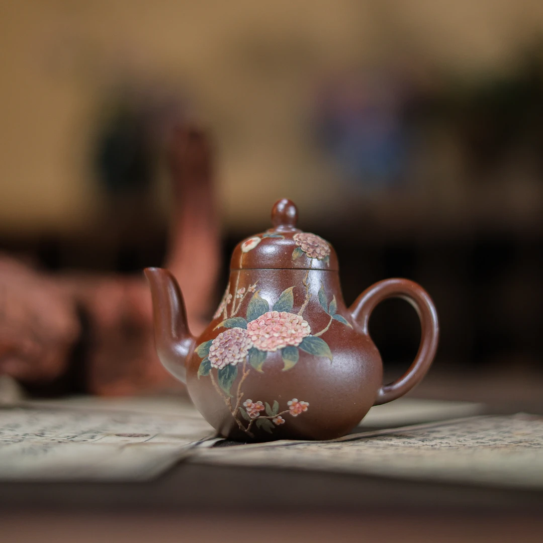 阿茶绣球小梨壶（观羽0762）