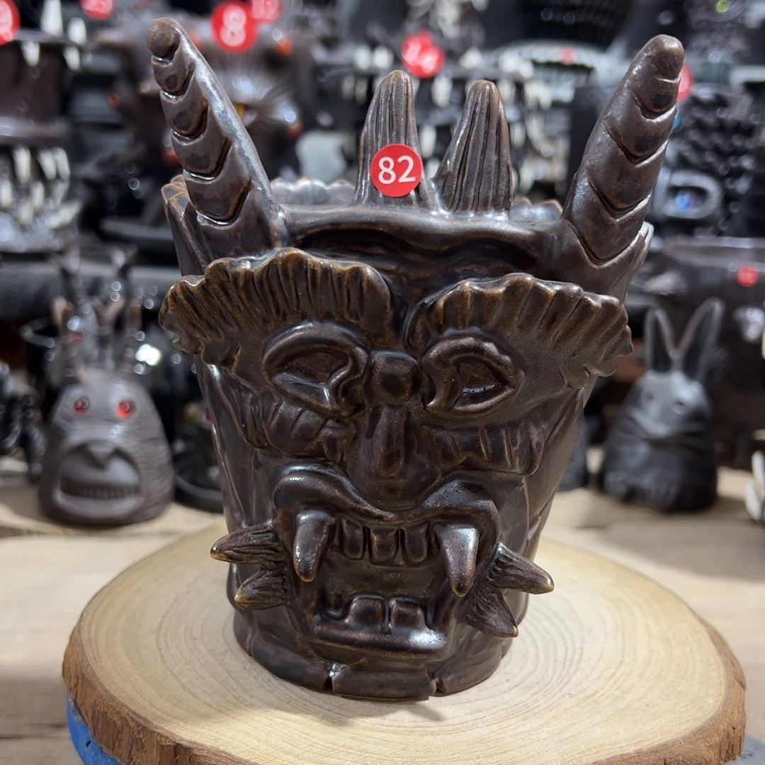 82号，手捏手刻，内口11外高11.5