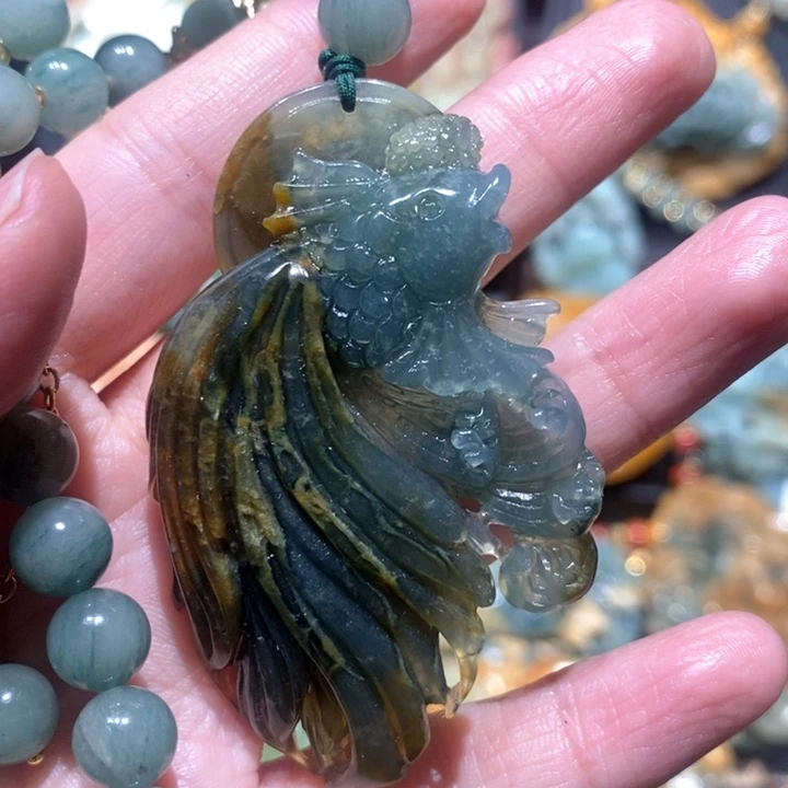 岫玉毛衣链未镶嵌