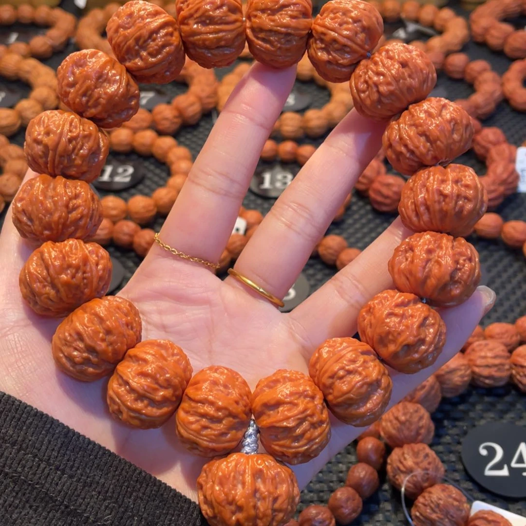 文玩核桃手串飞碟磨盘