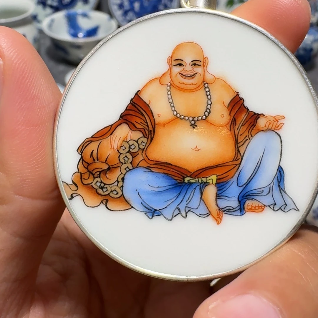 瓷片厚*轩精品挂件一个