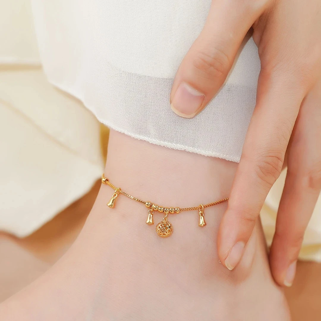 【一帆风顺】镂空铃铛时来运转链百搭古风精致专柜轻奢礼品