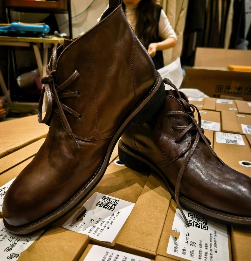 【云上分享】1018-18水洗牛皮马丁靴