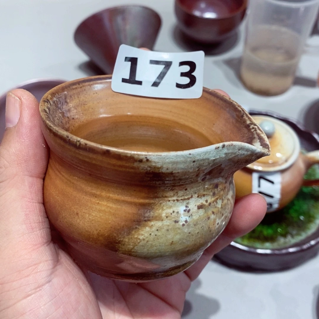 柴烧茶具陶瓷杯子