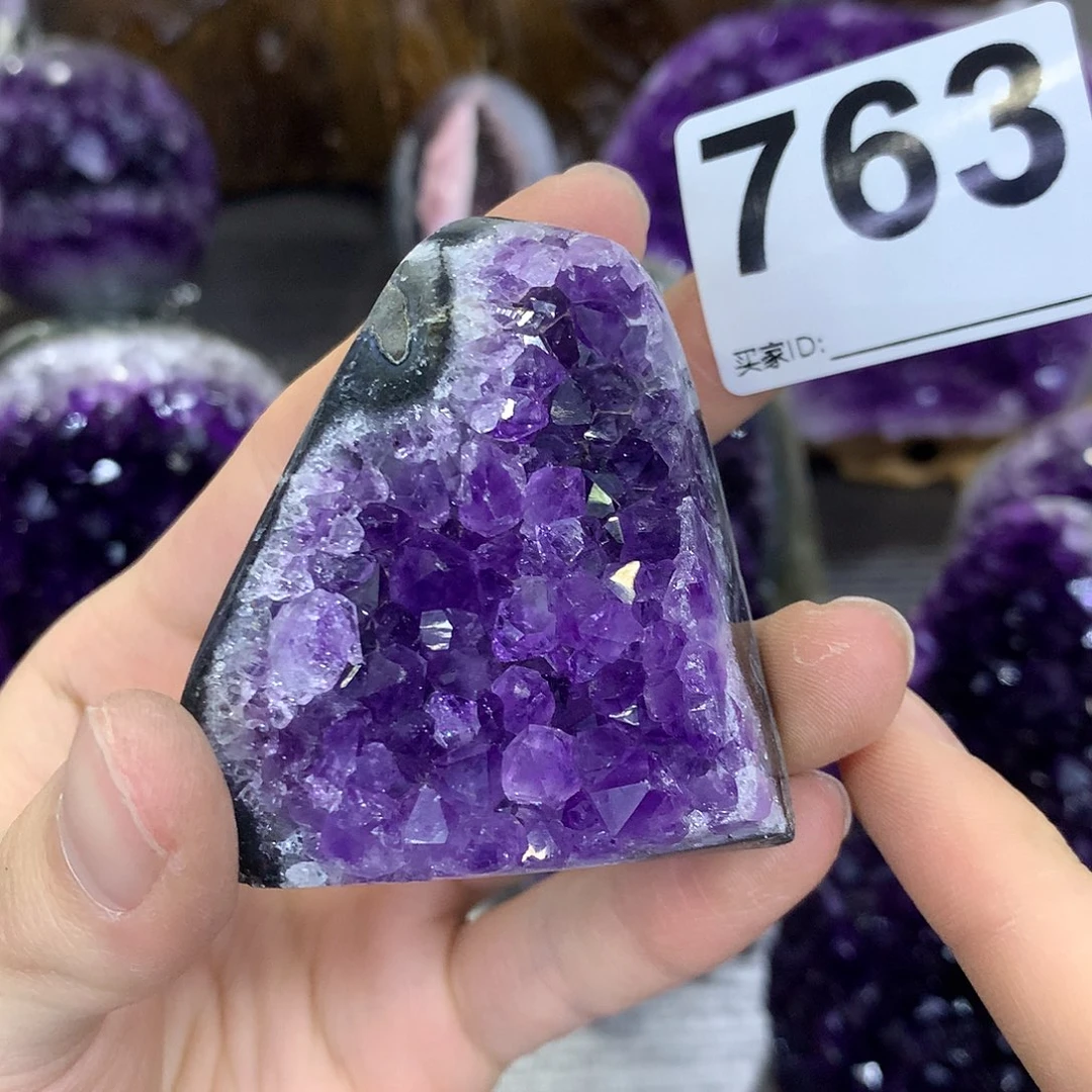 紫晶珠宝半成品未镶嵌763