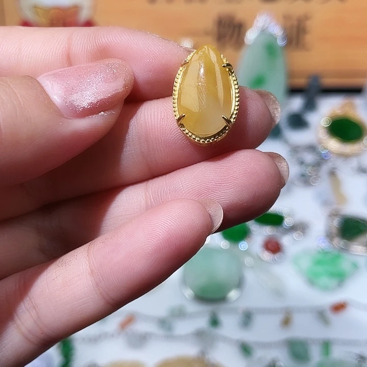 翡翠银S925镶嵌颈饰