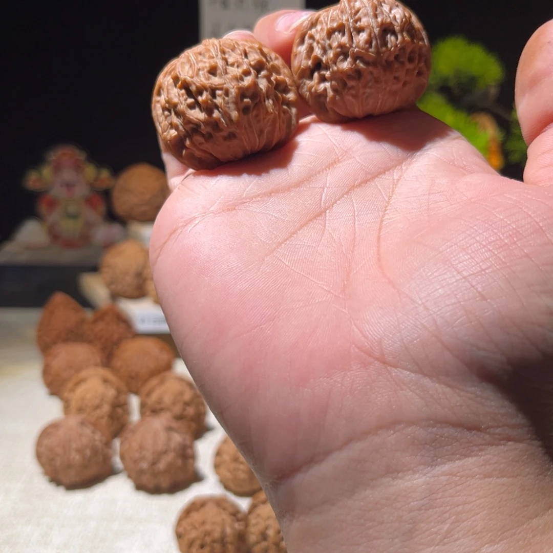 芝***粒吊坠文玩核桃磨盘