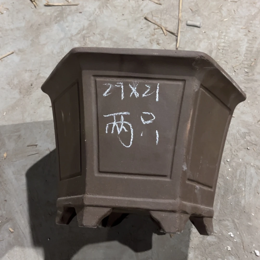 紫砂宜兴紫砂花盆，现货发