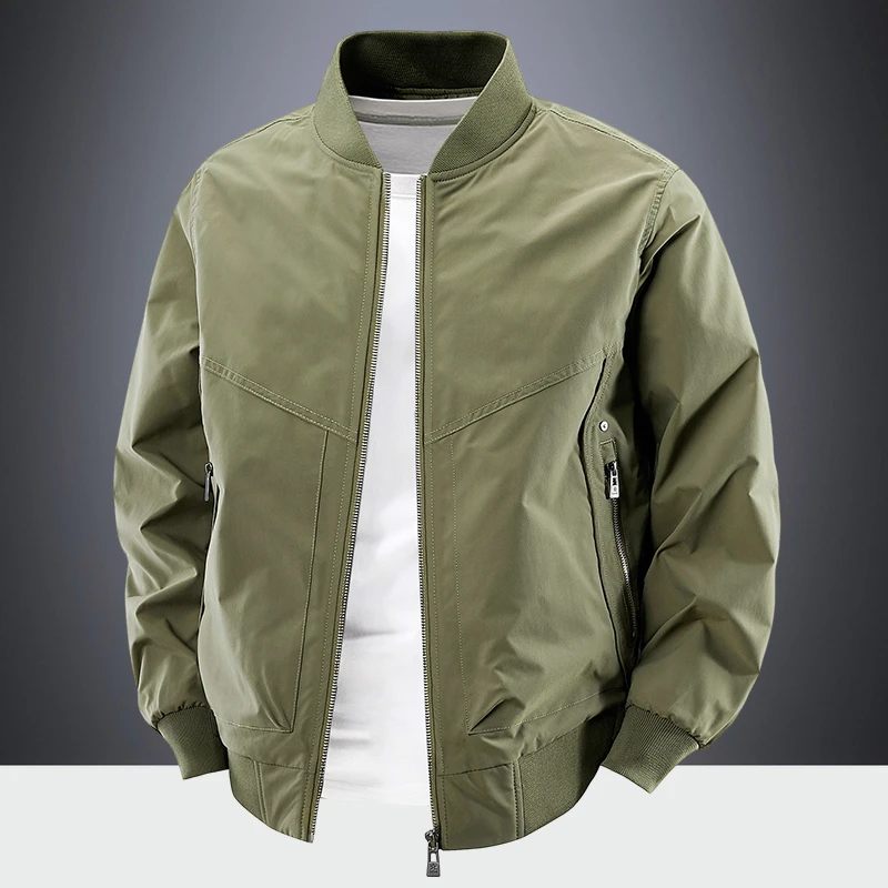 2025年新款飞行员夹克男春秋季美式休闲棒球服宽松男装上衣外套
