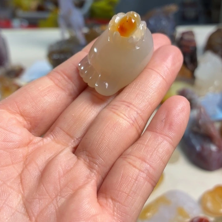 玛瑙/玉髓未镶嵌吊坠(不含链)