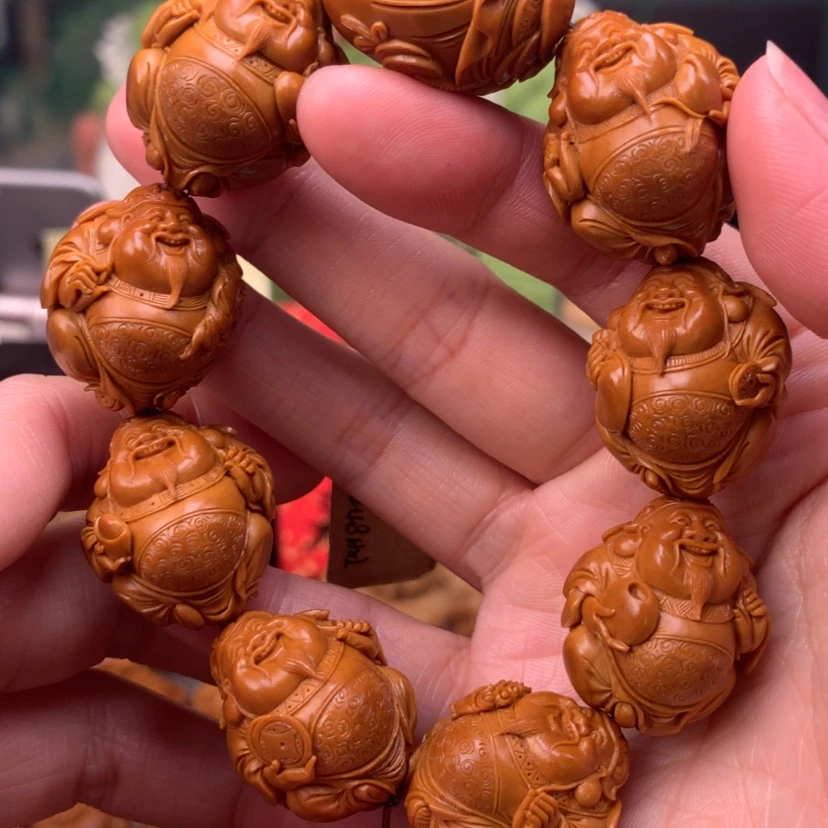 【闪购商品】橄榄核手串/手链八宝财神